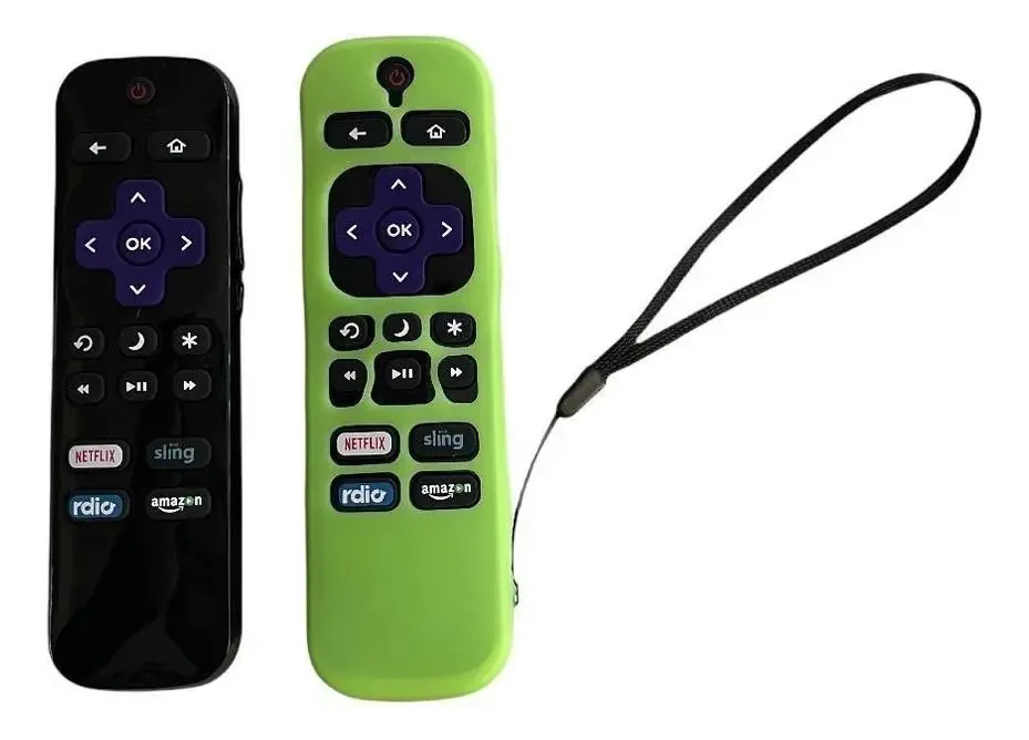 Caixa de controle e baterias compatíveis com tela de TV Onn Roku