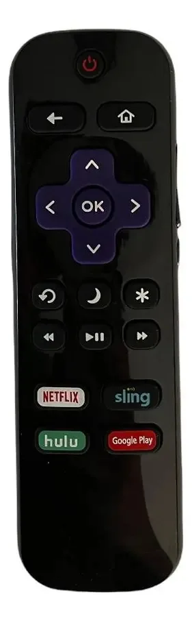 Controlador compatível com Insignia Roku NS48dr510na17 Mais baterias