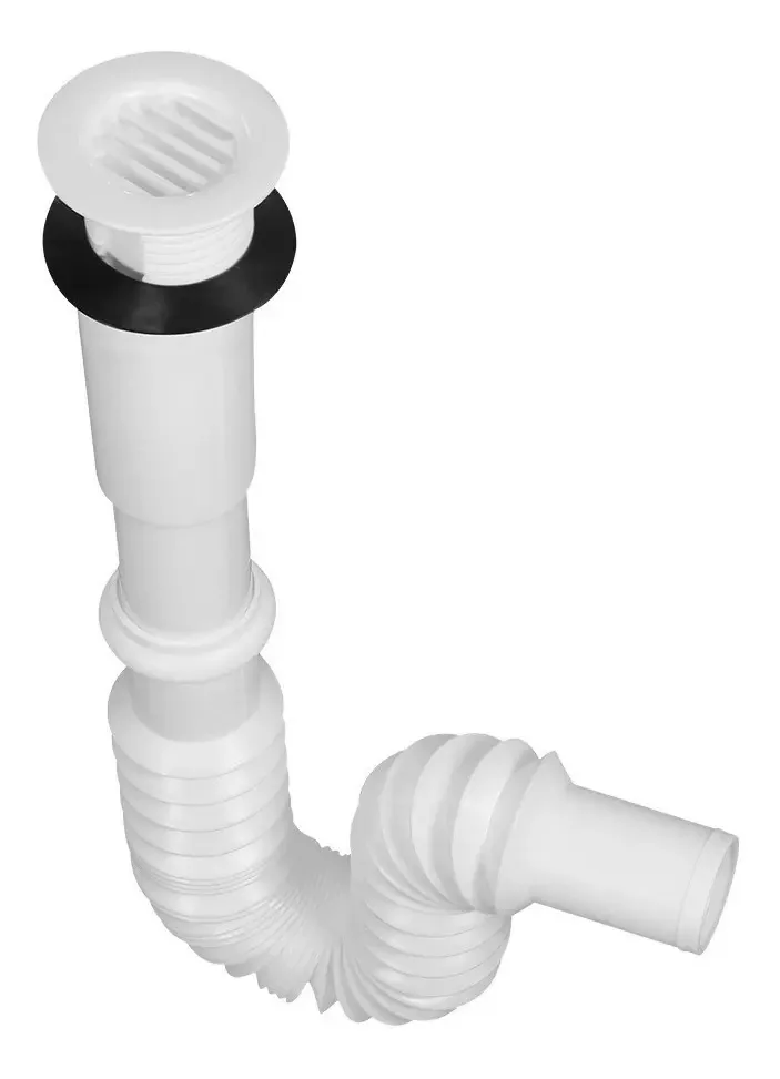 Lavatório prático oval flexível Fleximatic 2938 Cespol branco