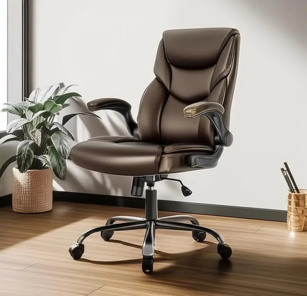 Cadeira de escritório ergonômica com apoios de braços ajustáveis, Sopo