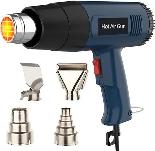 Pistola de ar quente ajustável em temperatura constante