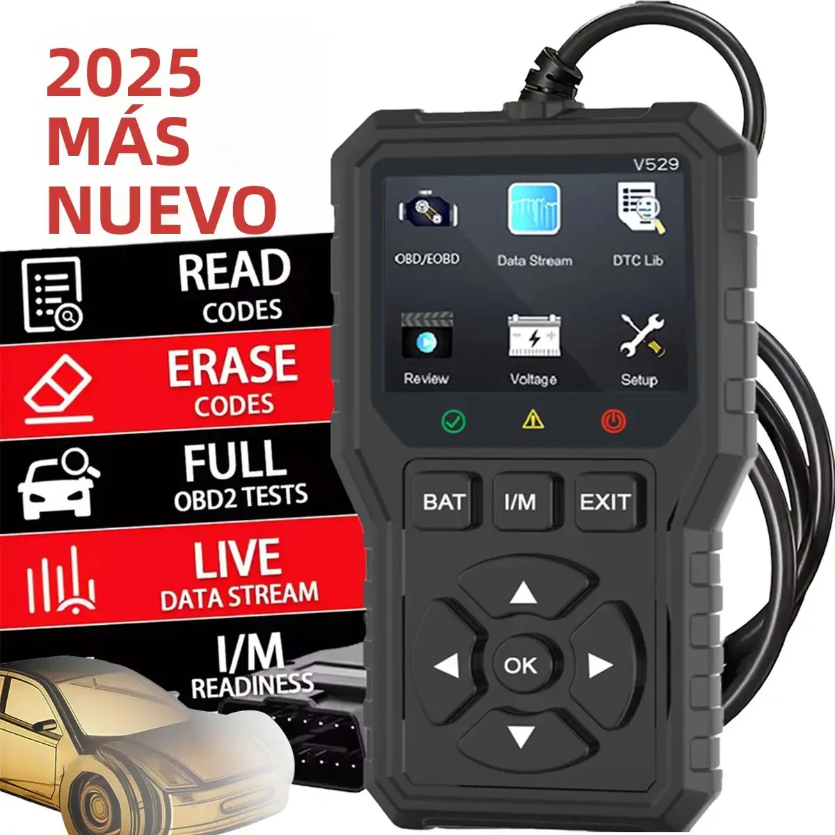 Scanner de diagnóstico automotivo profissional para motores de veículos Scanners Obd2 Check