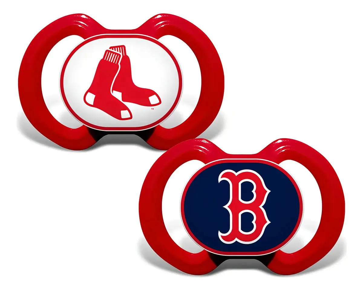 Pacote Baby Fanatic de 2 chupetas Mlb Boston Baby Fanatic