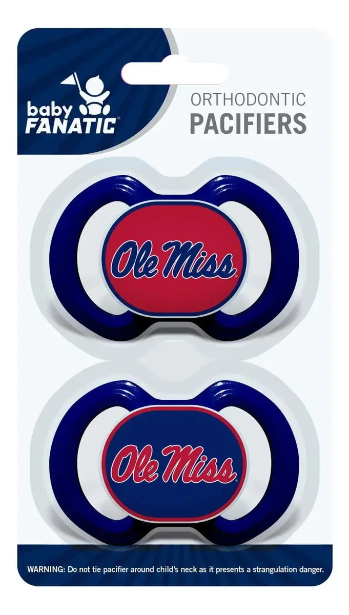 Pacote com 2 chupetas Fanatics Baby Ums2000: Mississippi