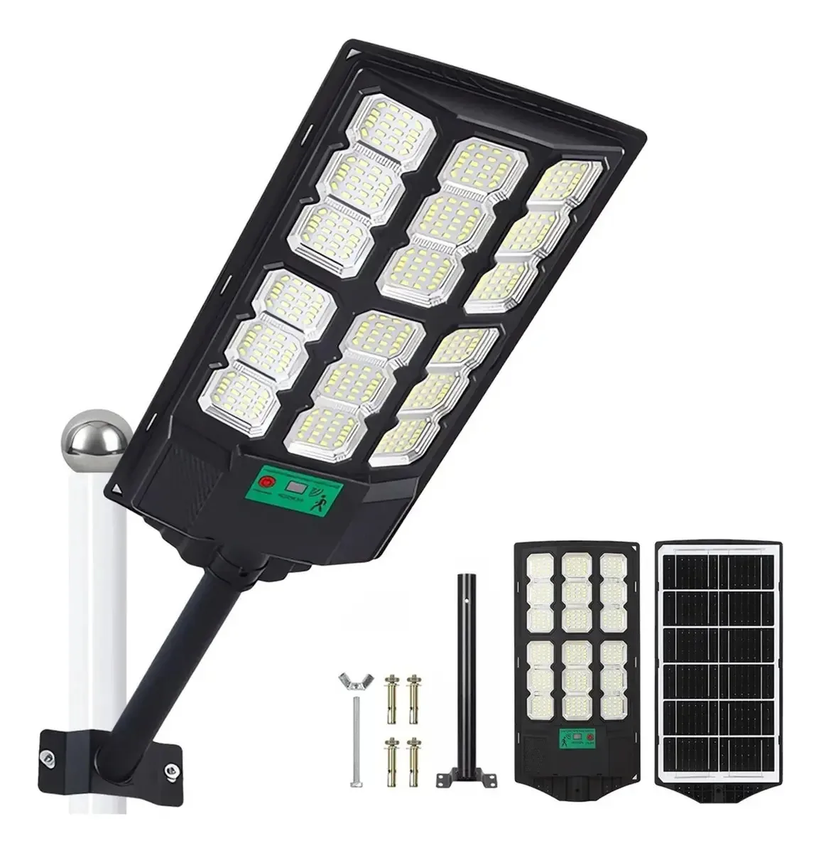 Lâmpadas LED solares Chicon Luzes solares externas 360LED Lâmpadas solares de 2000 w Lâmpadas solares de parede Lâmpada LED solar externa Lâmpada suburbana