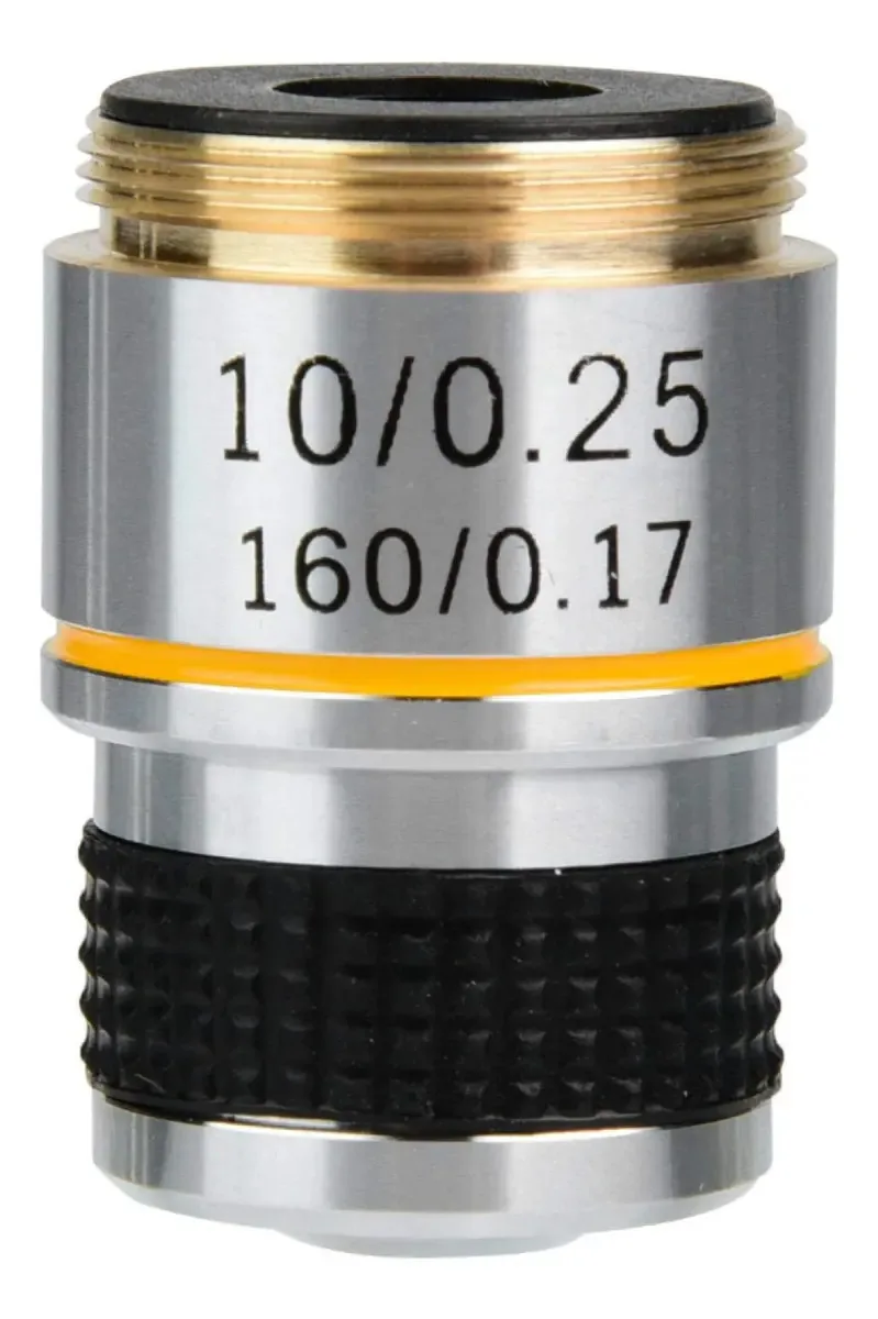 Lente objetiva acromática 10x, lente objetiva Acrom