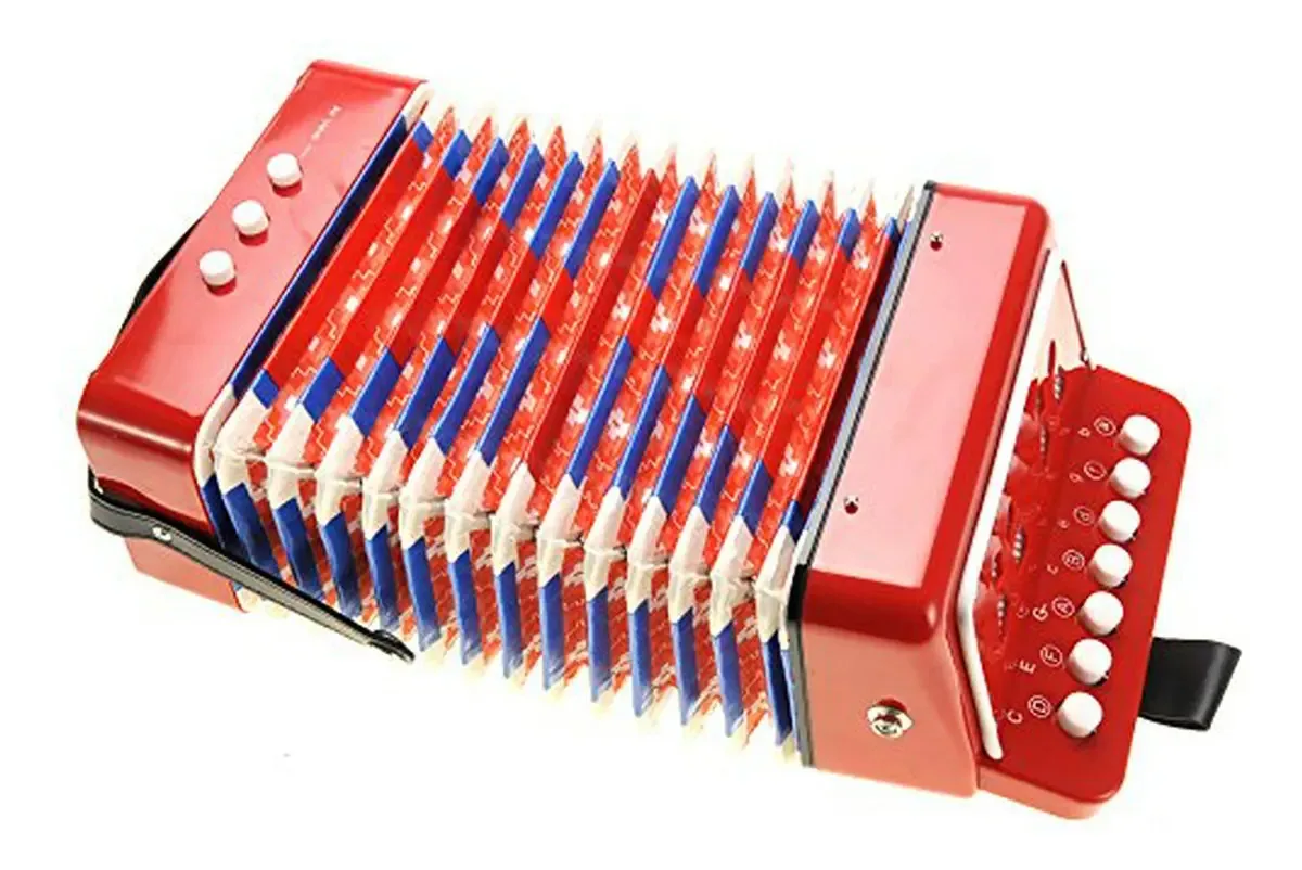 Acordeão infantil Powertrc | Instrumento musical | Fácil de fazer