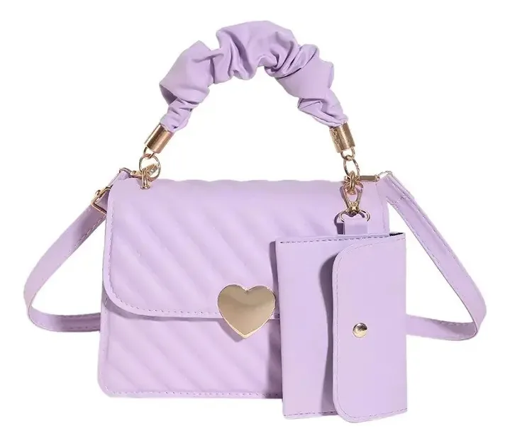 Bolsa tiracolo Heaimo Bolsas Heaimo cor roxa