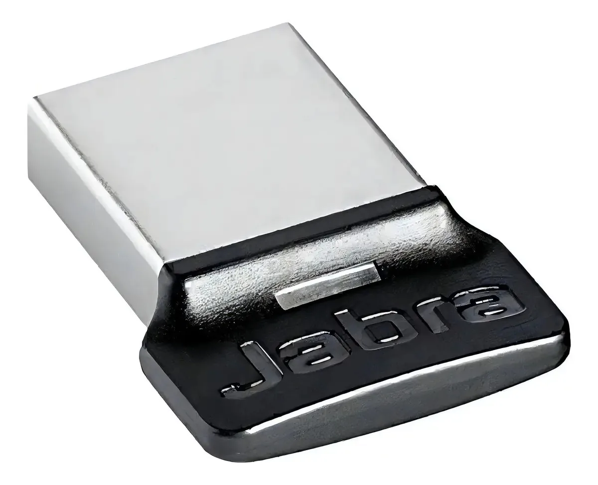 Cabo de dados Jabra USB branco.