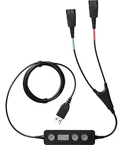 Cabo de dados Jabra USB/QD preto