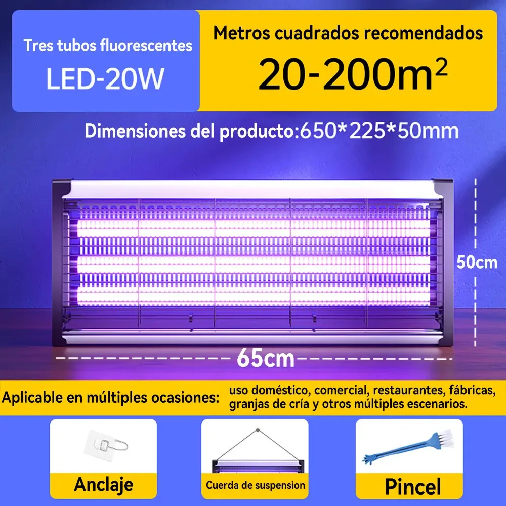 Lâmpada elétrica para matar mosquitos