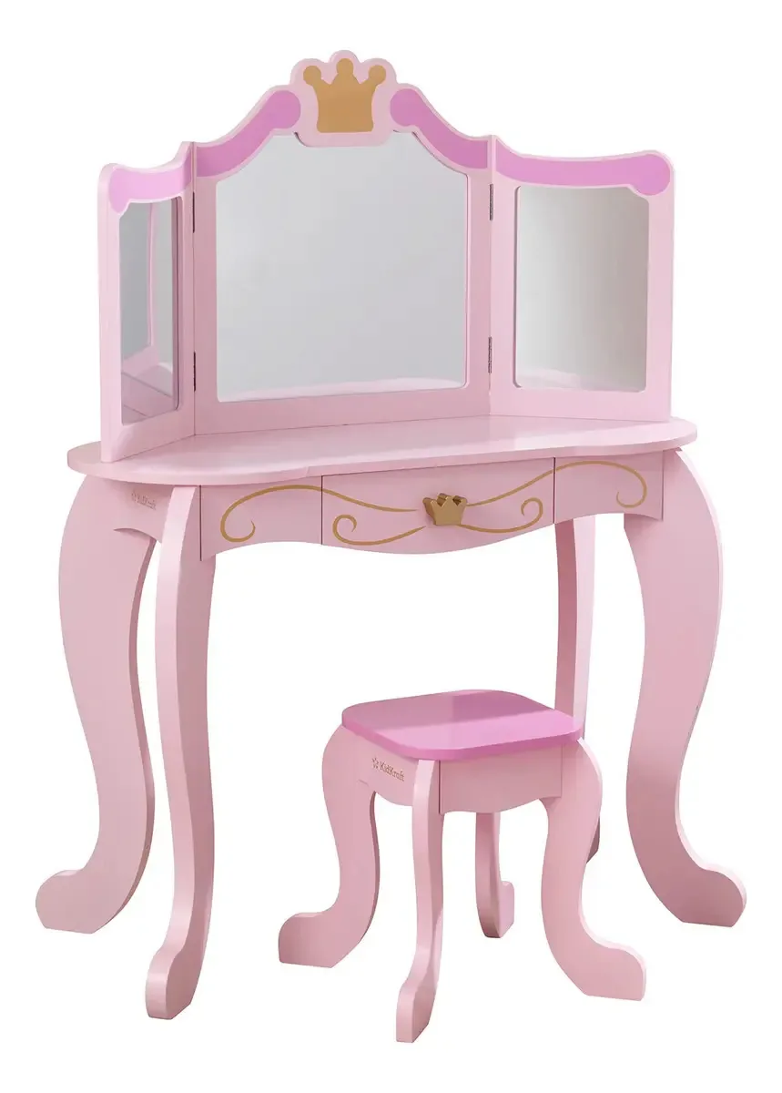 Kidkraft - Mesa e banquinho Princess