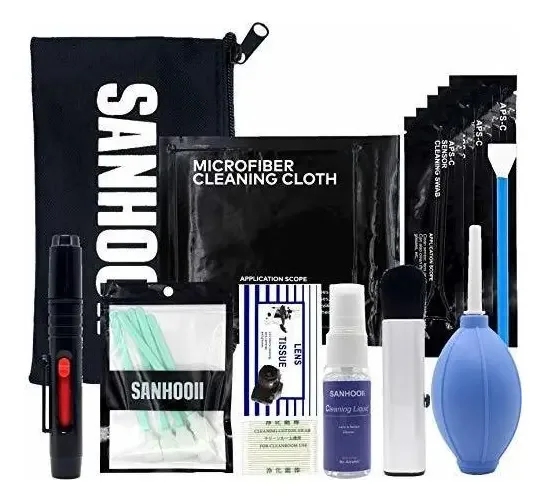 Kit de limpeza de câmera Sanhooii para câmeras Senso DSLR