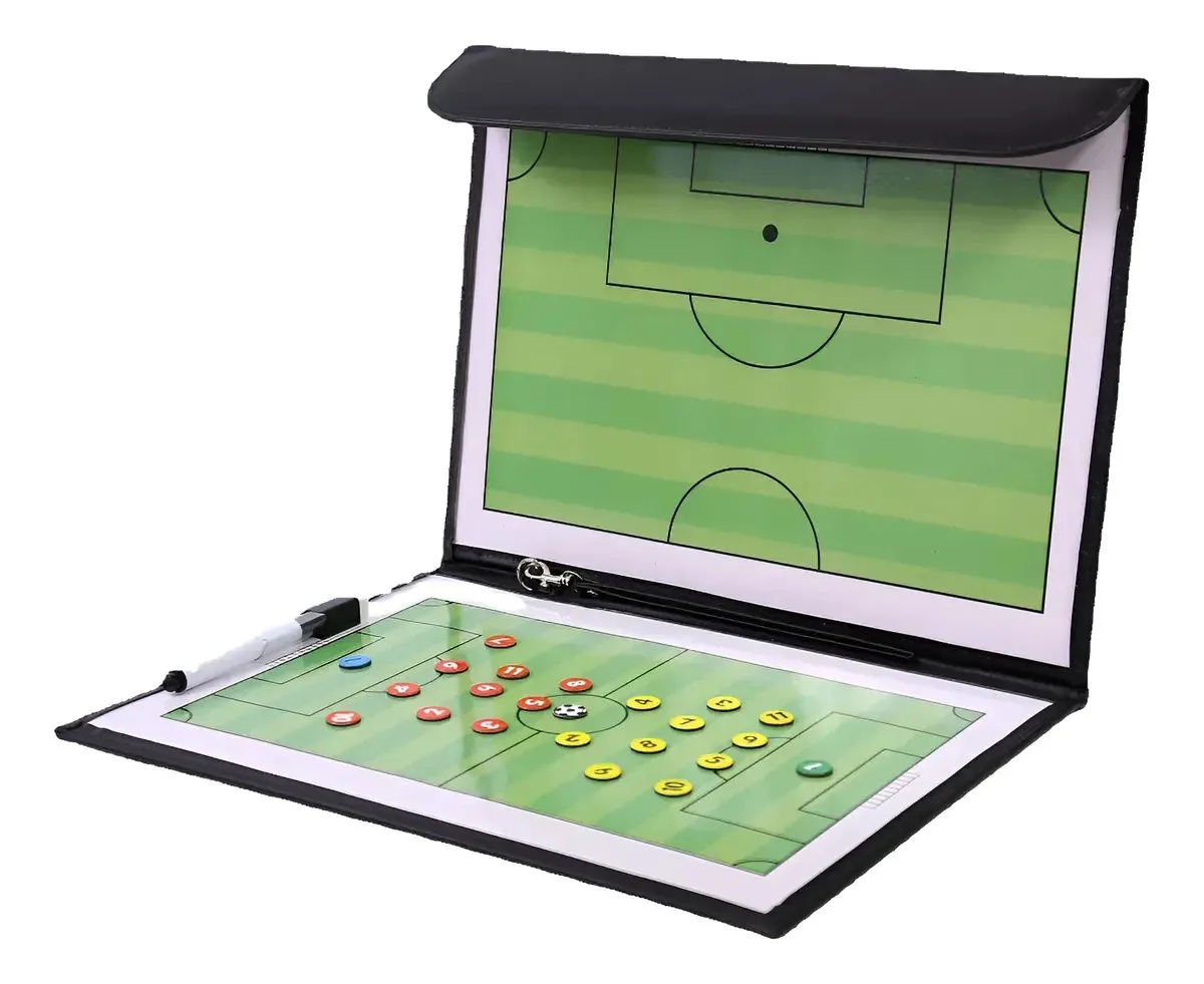 Prancheta Tecnico Futebol De Futebol Com Folhas Magnéticas.