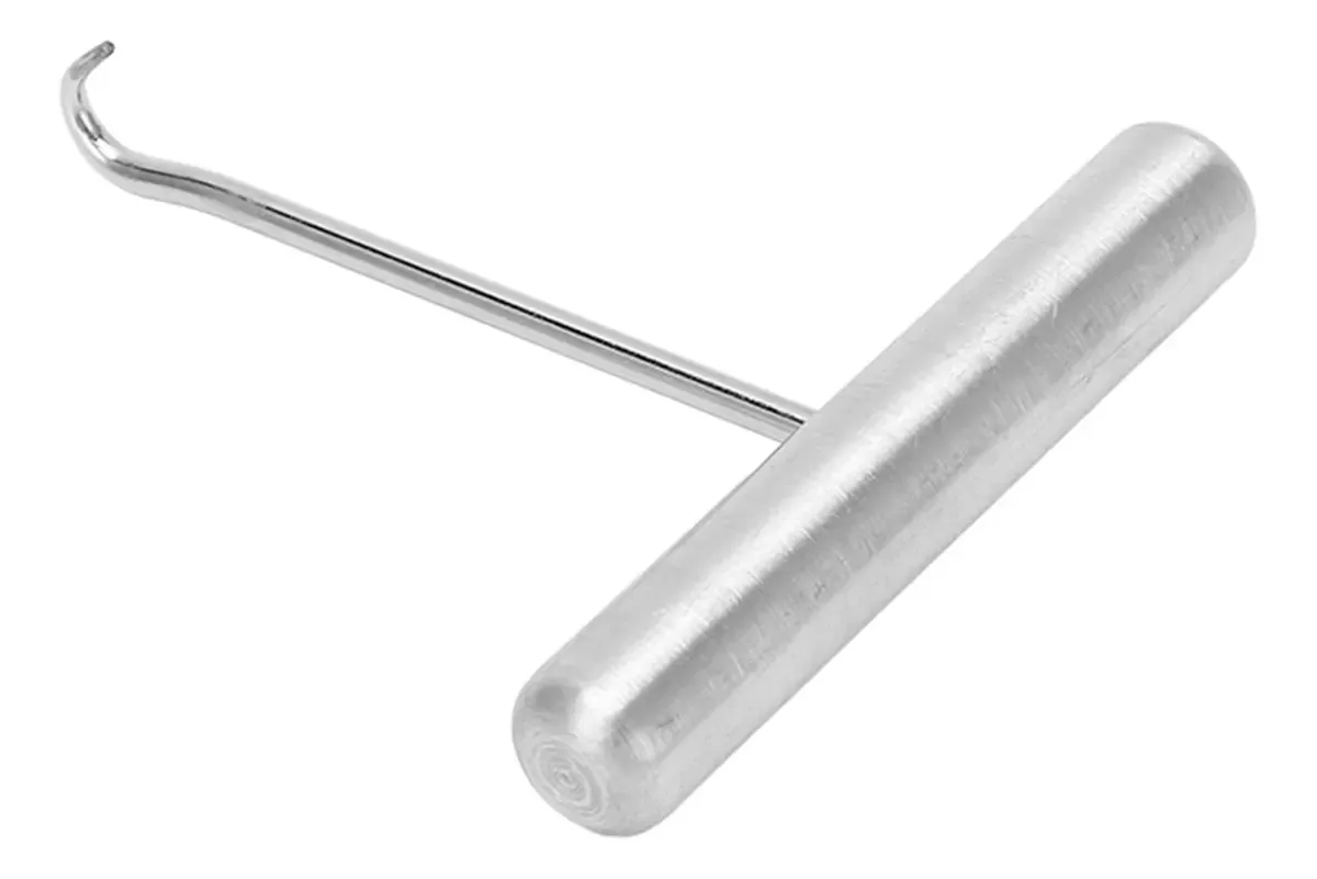 Extrator de Apoio de Cordas de Raquete de Badminton, Extrator de Apoio de Cordas de Raquete de Squash com Superfície de Revestimento de Aço Inoxidável para Raquete De