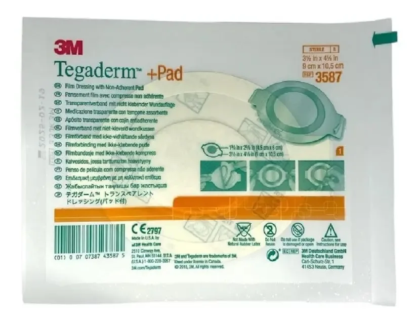 Tegaderm + Pad curativos 3m 9x10.5cm (unidade)