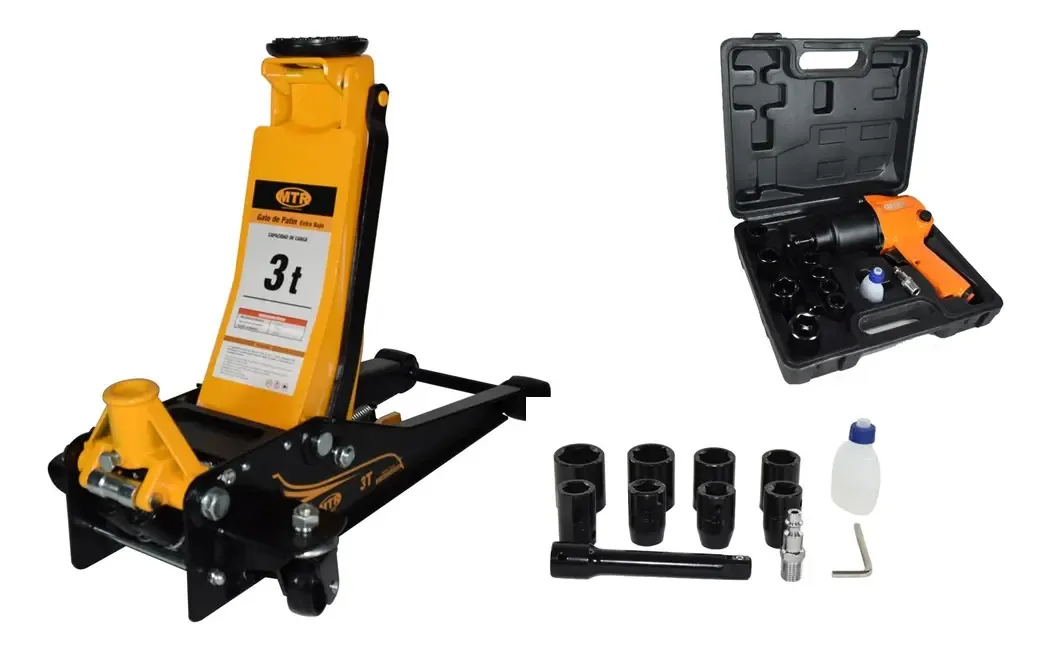Pistola H. De Patin Cat Pack 3tn + No. 1/2 com 8 dados