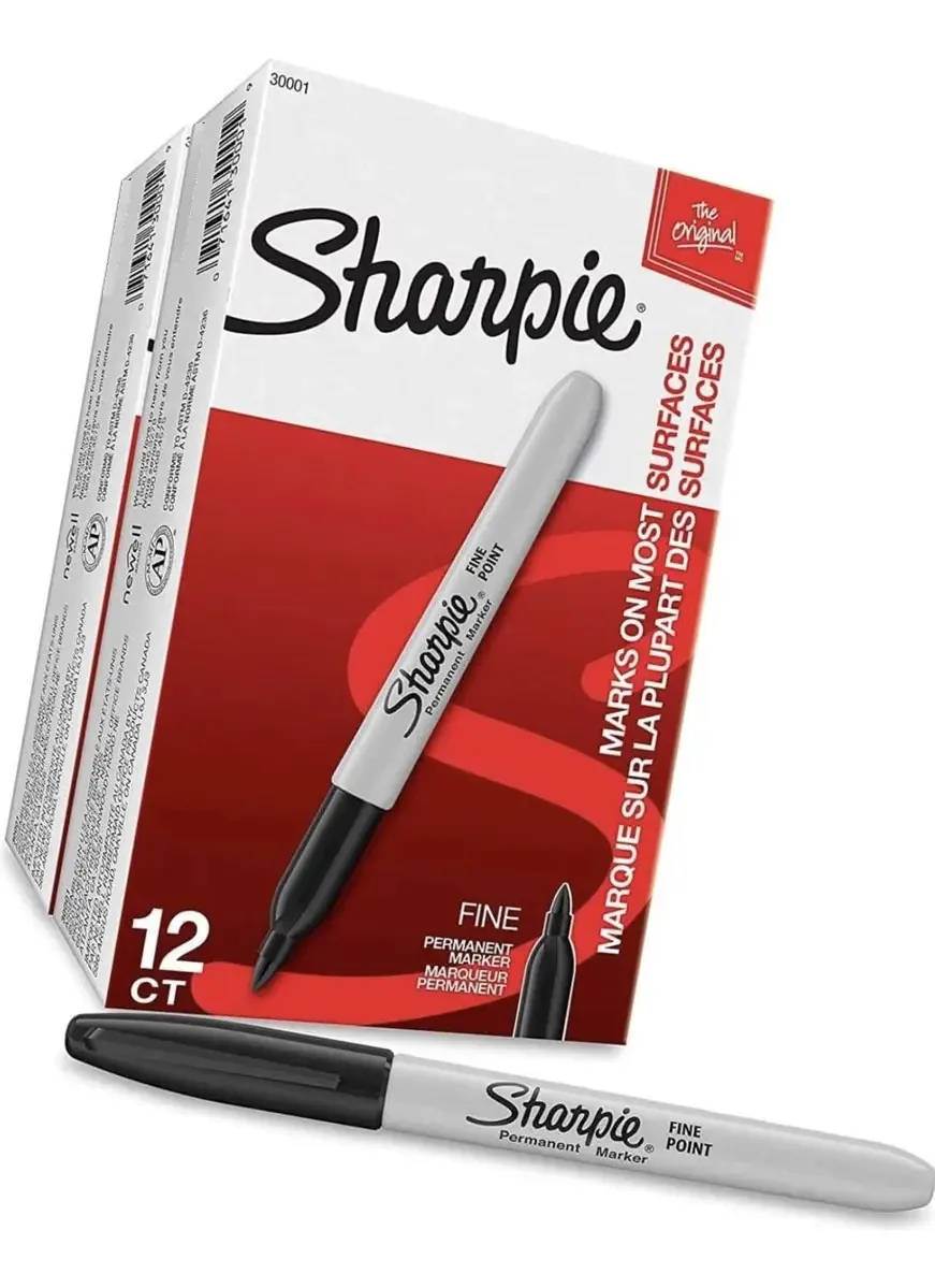 Marcadores permanentes Sharpie Fine Point, 24 marcadores 2