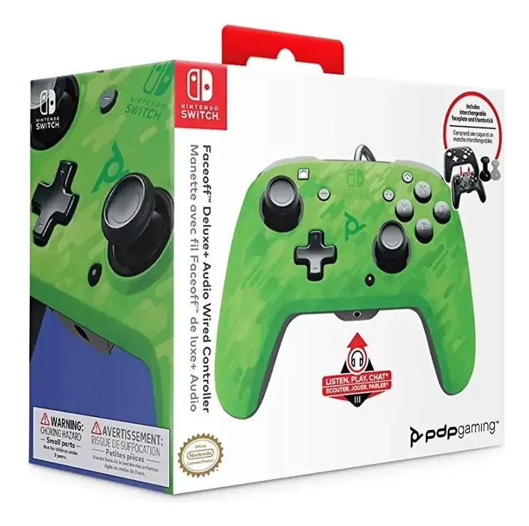Switch Pdp: controle com fio, cor verde