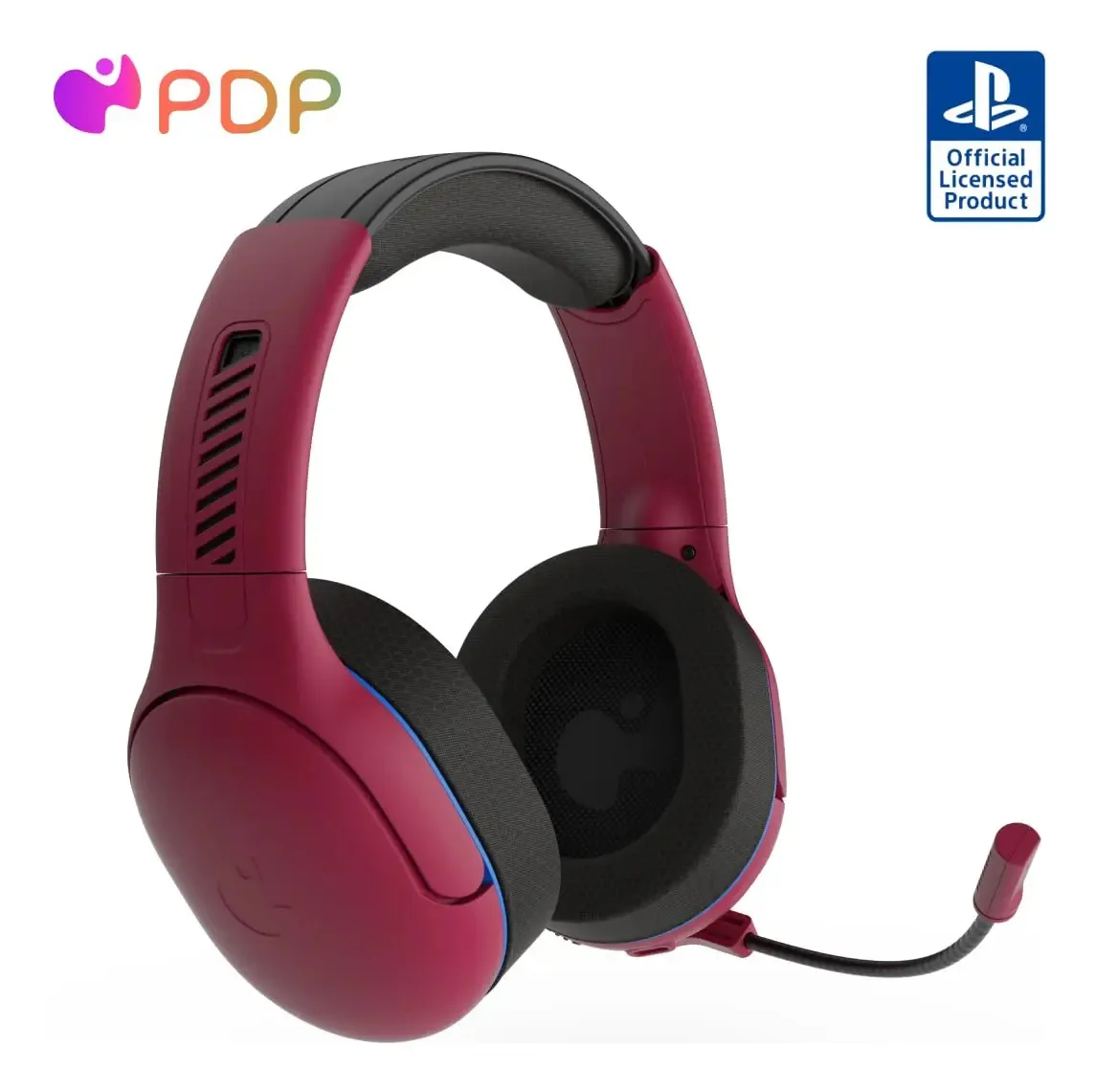 Fones de Ouvido Sem Fio Para Jogos Pdp Airlite Pro Para Playstation 5 - Vermelho Escarlate