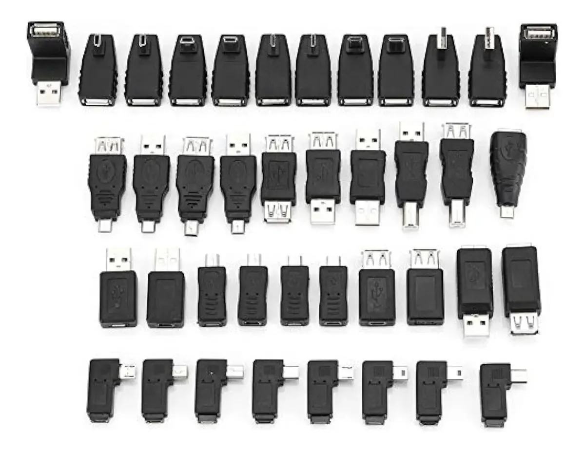 Kit de adaptador USB, 40 outros conectores de conversão