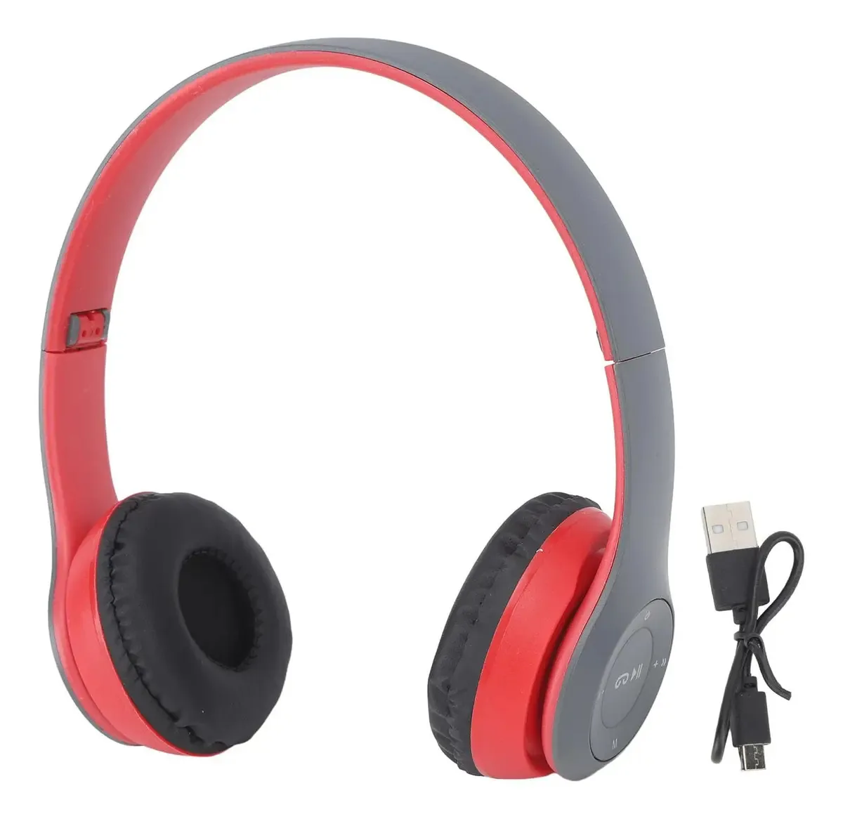 Amonida Fones de Ouvido Bt, Dobráveis Sem Fio Leves Do Fone P47 Para Trabalho (vermelho)
