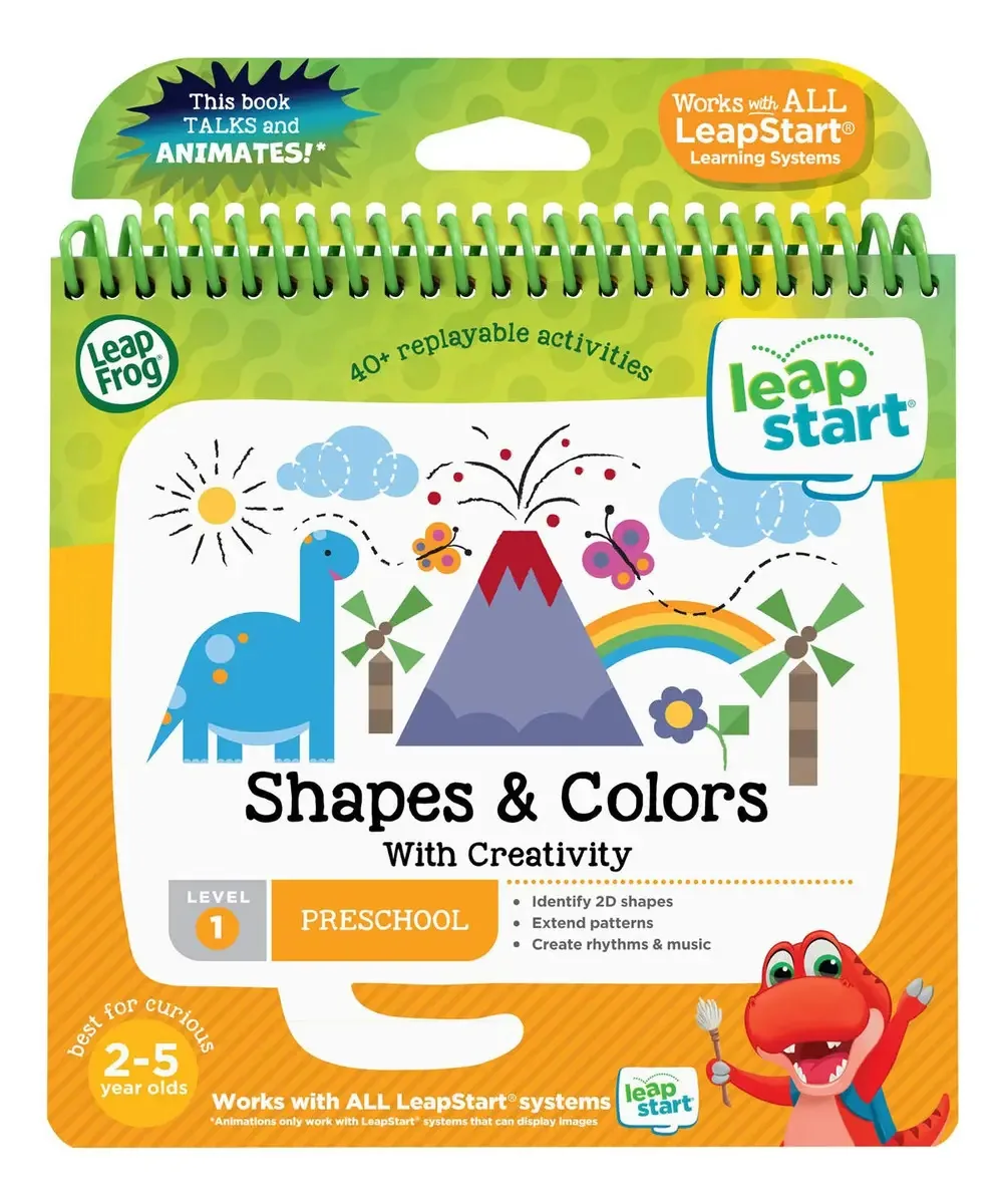 Formas E Cores Do Livro De Atividades Pré-escolares Leapfrog