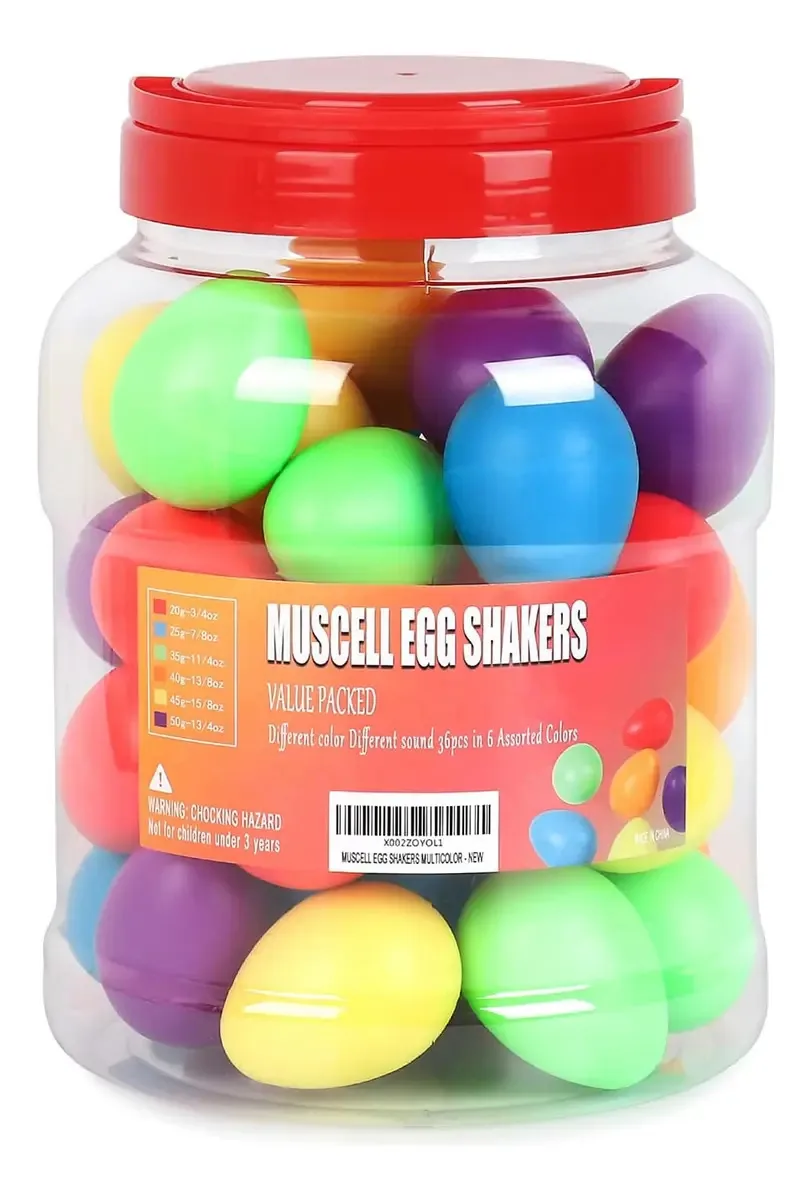 Muscell Egg Shakers, instrumentos profissionais de percussão