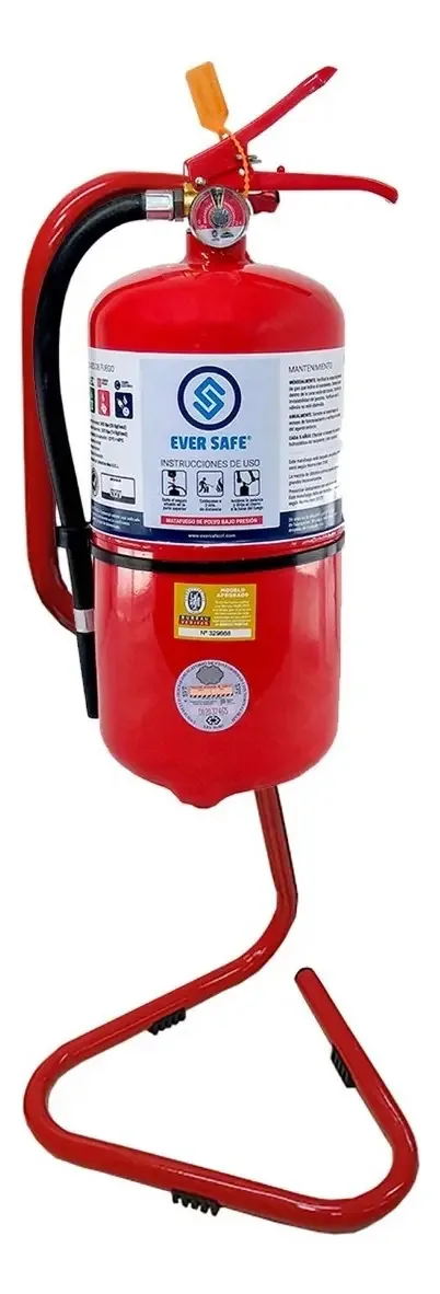 Pedestal de suporte reforçado Eversafe para extintores de incêndio de 2,5 a 10 kg