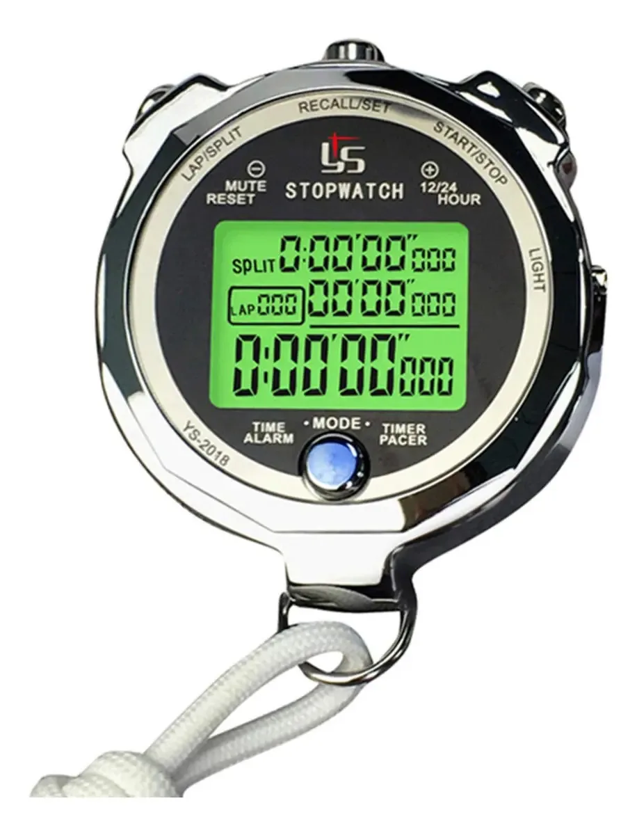Cronômetro manual Sritob, 73 x 64 x 15 cm, cronômetro digital para treinamento esportivo, atletismo, corrida em campo leve, cronômetro de treinamento de 0,001 segundos de precisão