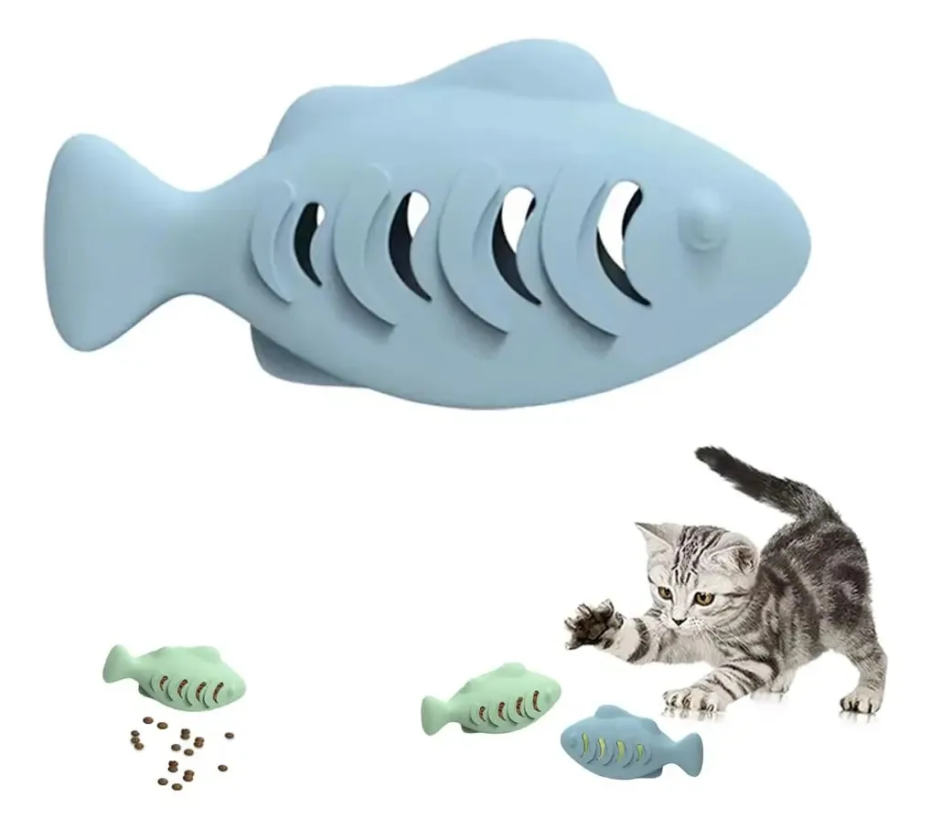 Alimentador de alimentos interativo para brinquedos para gatos