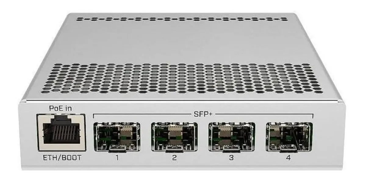 Switch MikroTik CRS305-1G-4S+IN 5 Portas SFP+ 10G PoE Gerenciável