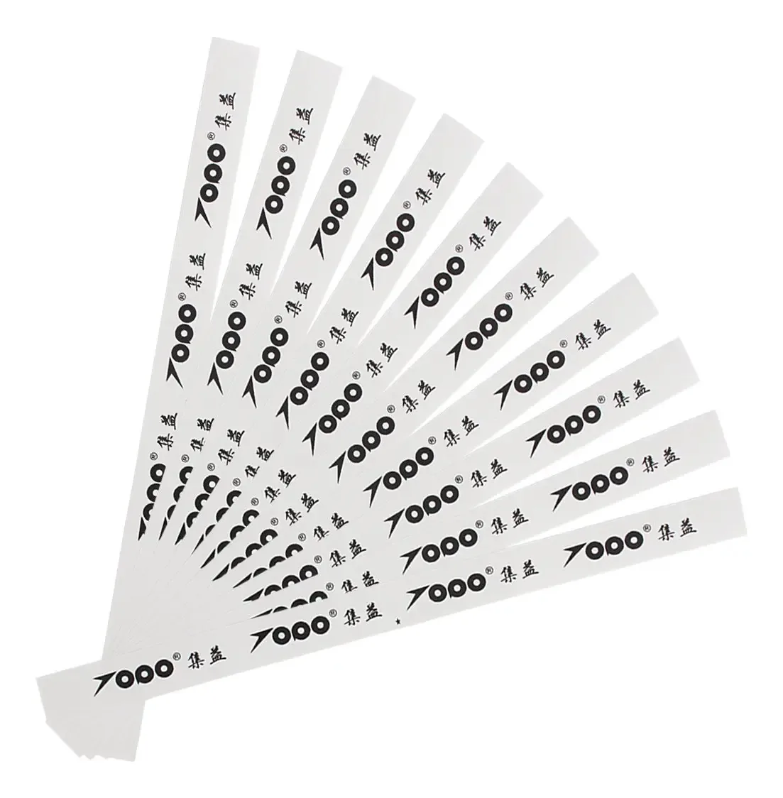 Protetor de Cabeça de Raquete de Badminton Andux 10pcs / Conjunto Fita Protetora de Raquete para Tênis de Mesa 10 Ptbht-01 Branco
