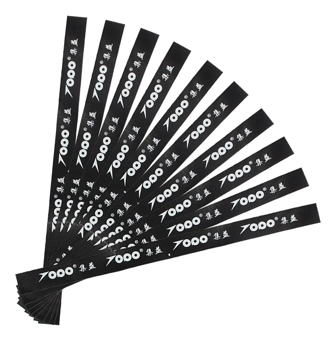 Protetor de Cabeça de Raquete de Badminton Andux 10pcs / Conjunto Fita Pacote Protetor de Raquete de Tênis de Mesa 10 Ptbht-01 Preto
