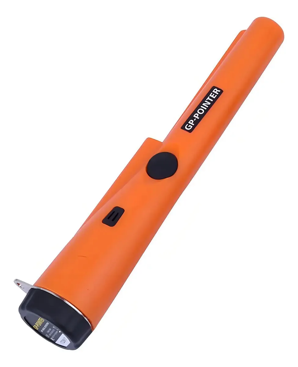 Detector de metais portátil Localizador de detectores de metais cor laranja claro