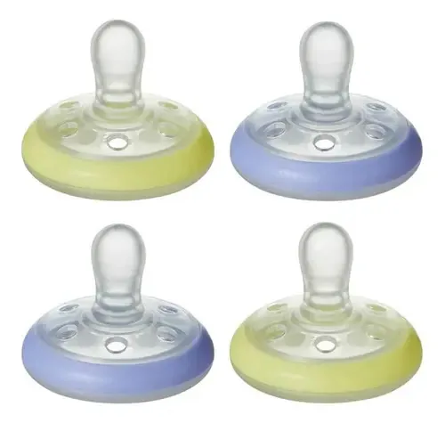 Kit 4 Chupetas Tommee Tippee Breast-like Night Pacifier 6a18