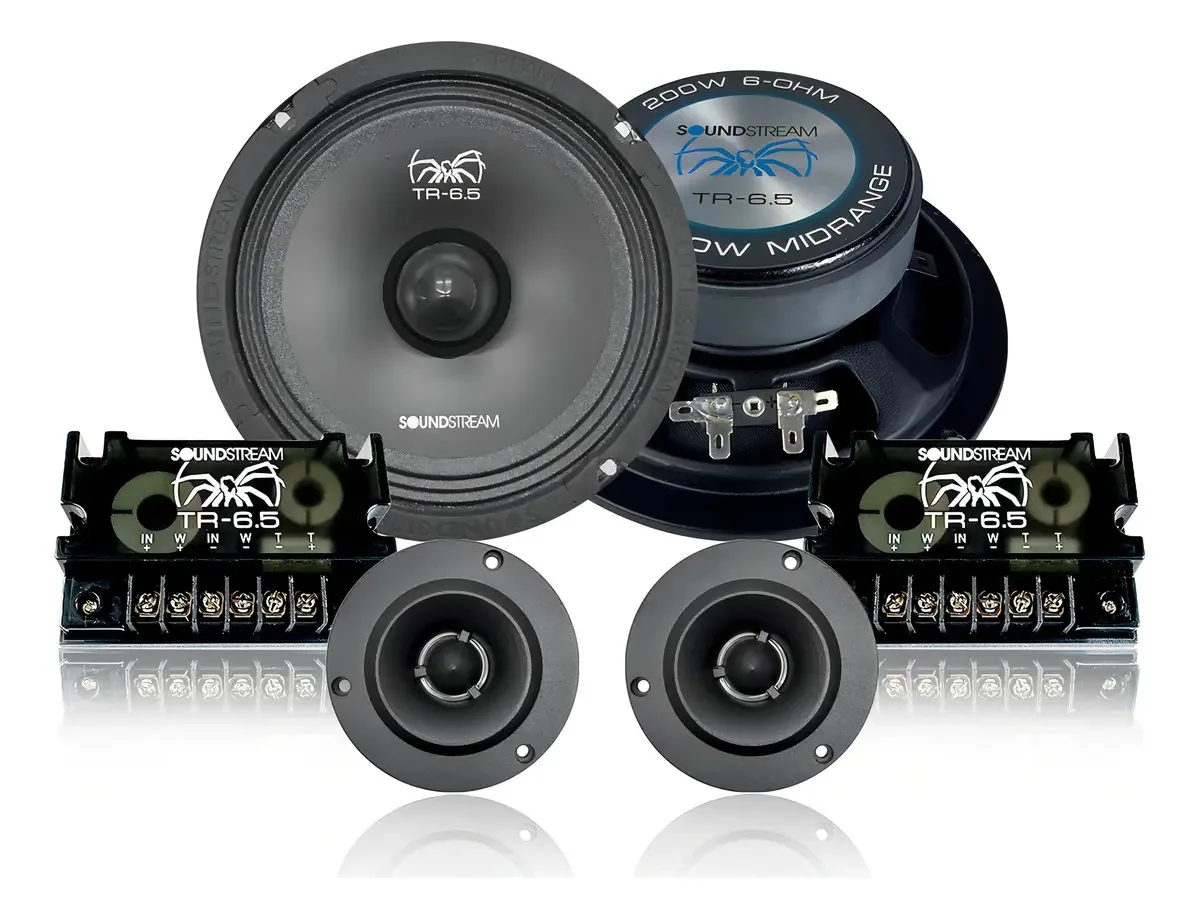 Conjunto de mídia Soundstream Open Show 2-Way Pro 6.5 Kapton