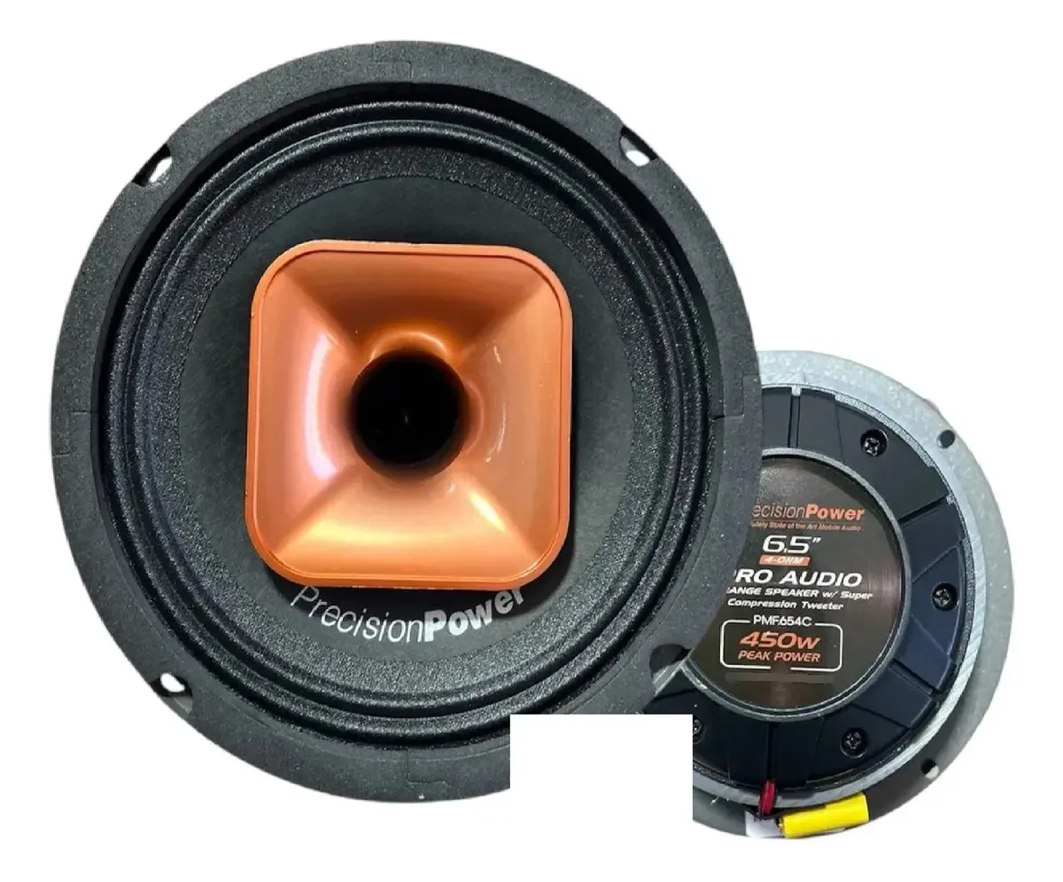 2 pares de mídia com Tweeter 6.5 - Precision Power PMF.654c