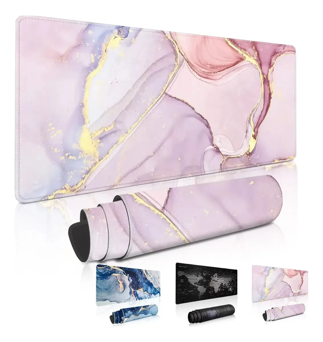 Mouse Pad Gamer Mouse Pad antiderrapante 80x30cm rosa