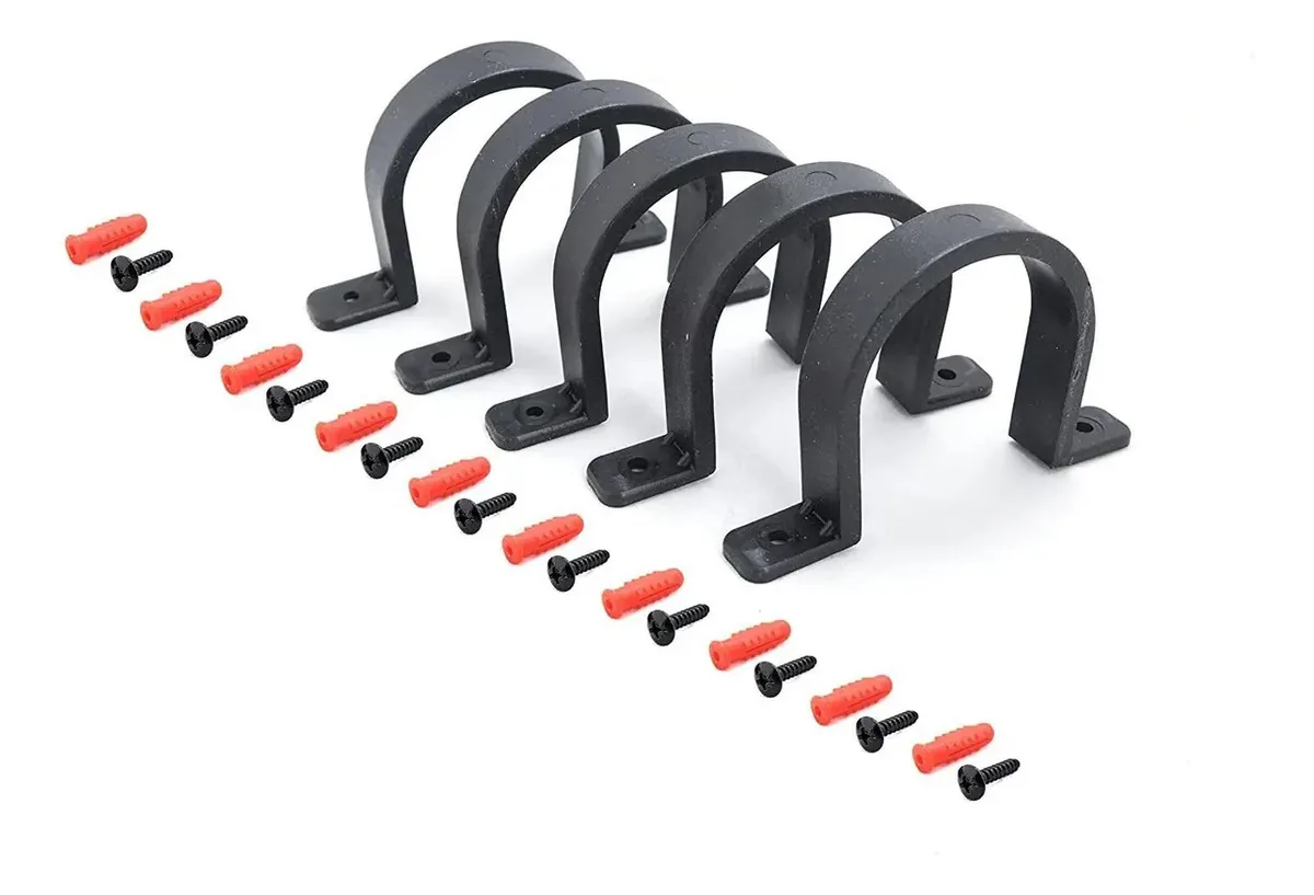 Powertec - Cabides para mangueiras e tubos, pacote com 5