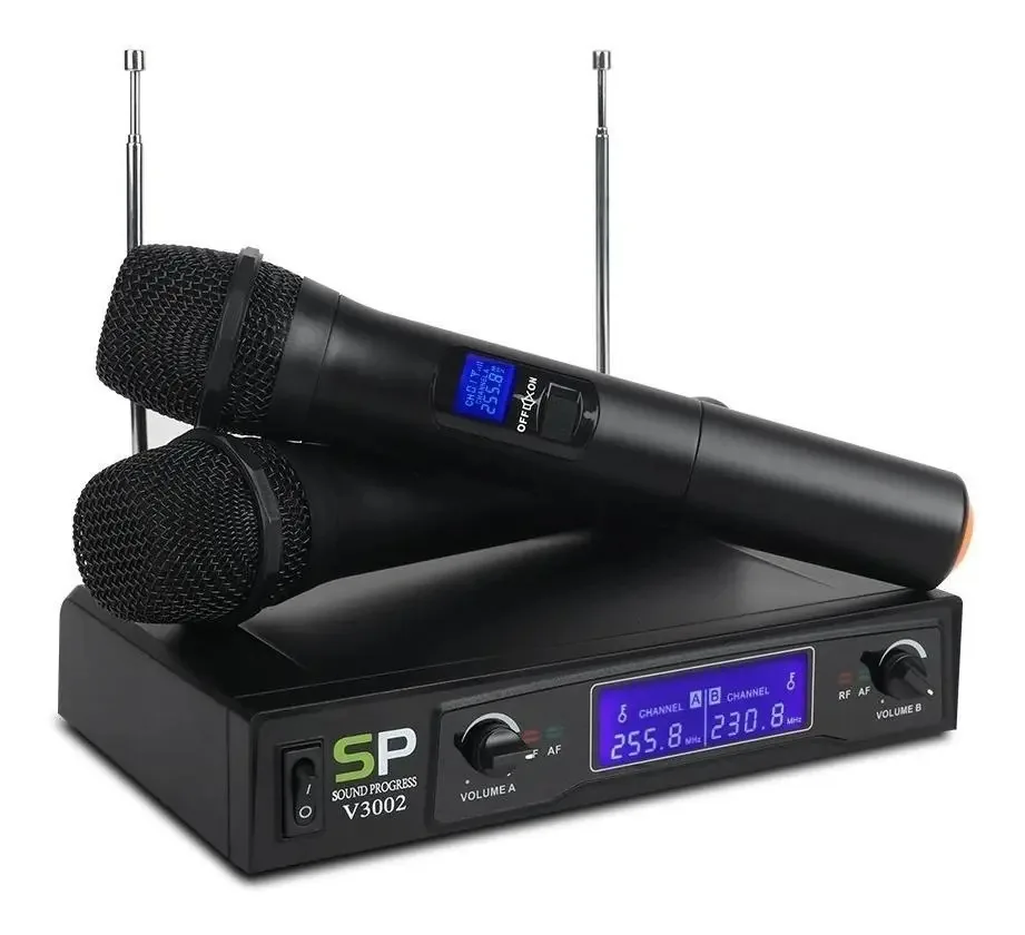 Microfones Xtuga V3002 Dinâmico Cardioide cor preto