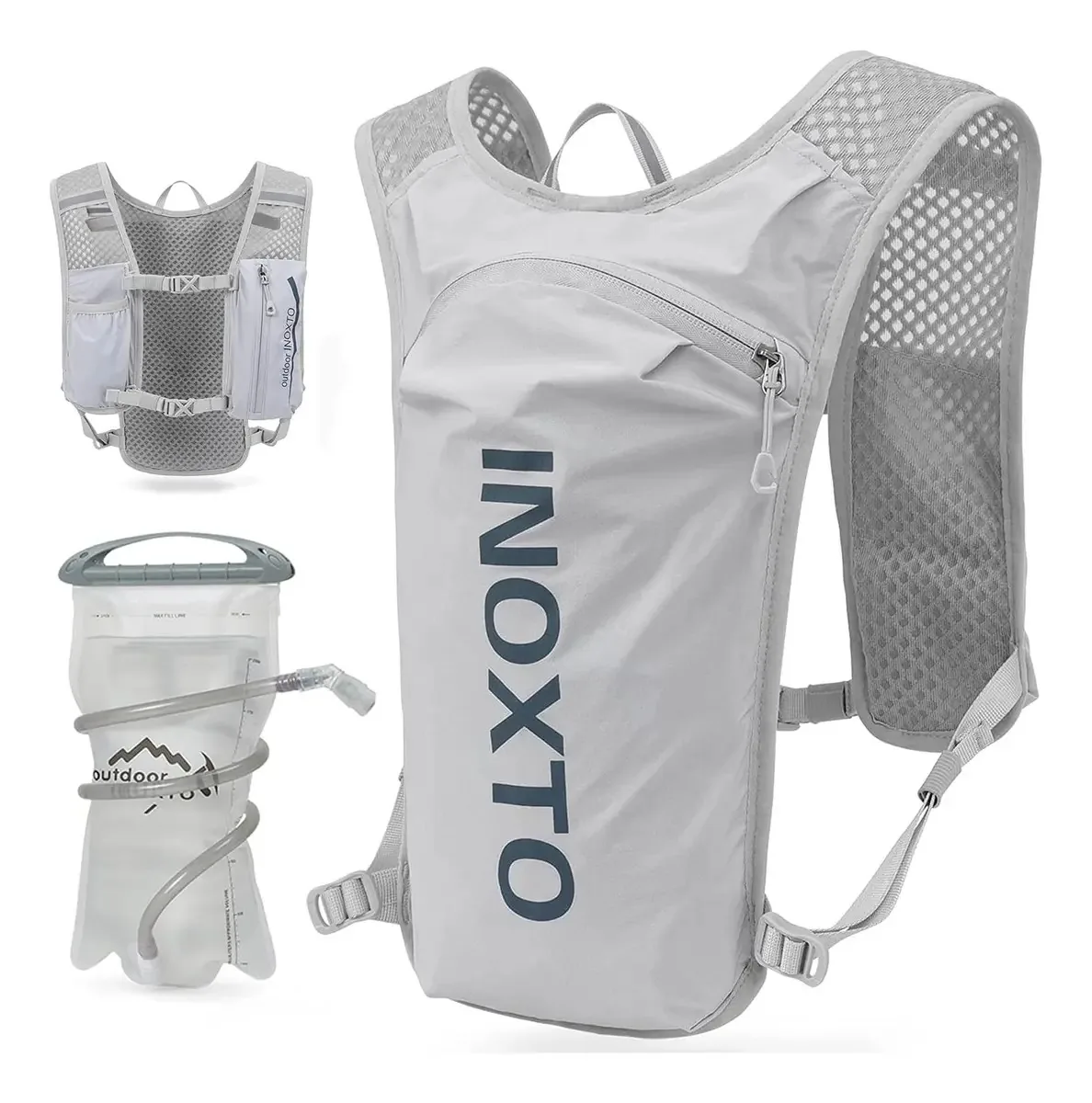 Mochila de corrida Inoxto com colete de hidratação