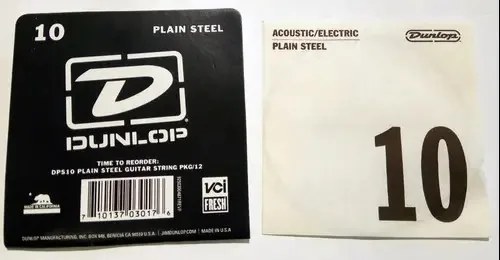 Corda solta Jim Dunlop 0,10 Dps10 Acust. /eleger. Planejar