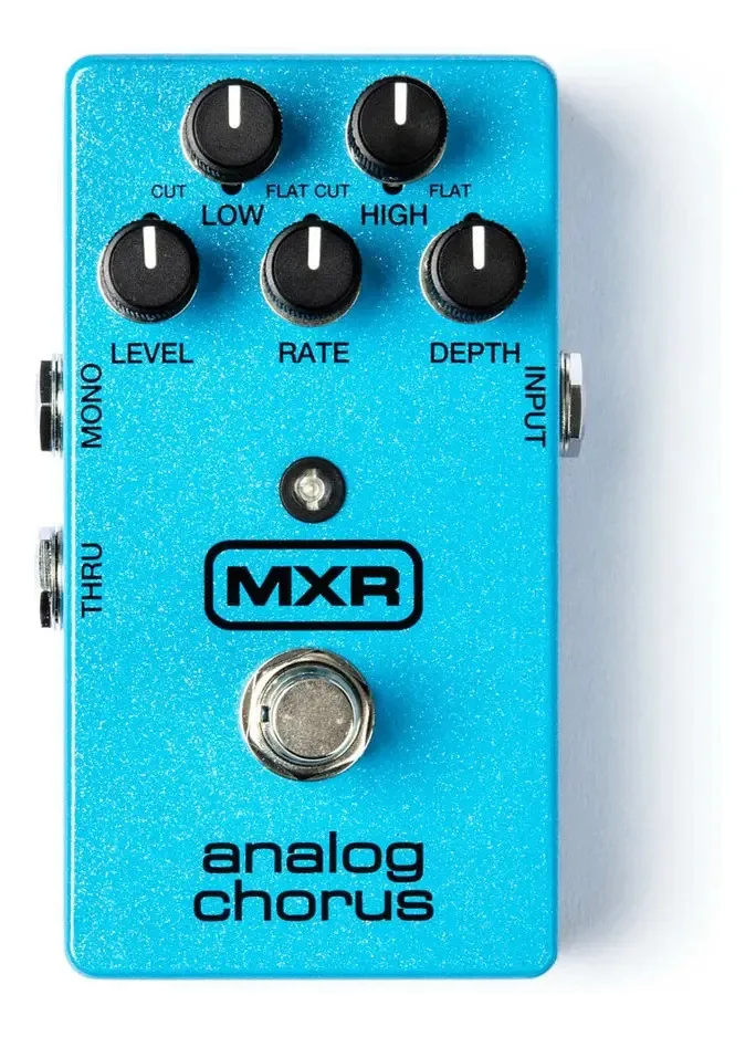 Pedal Chorus MXR Analog M234 Azul para Guitarra Elétrica