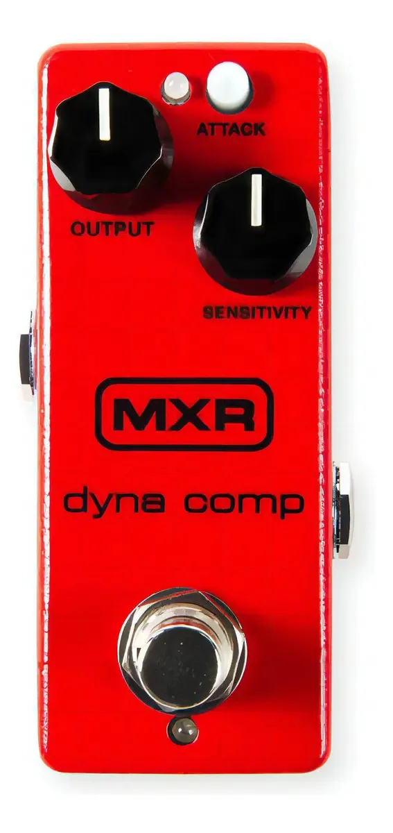 Pedal Compressor MXR M-291 Vermelho Para Guitarra Elétrica