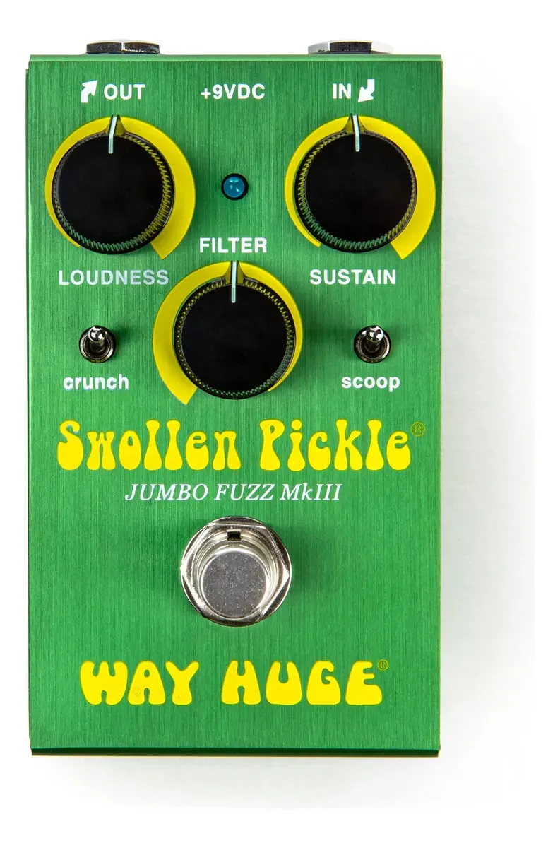 Pedal de efeitos de guitarra Way Huge Smalls Swollen Pickle. Cores de cor