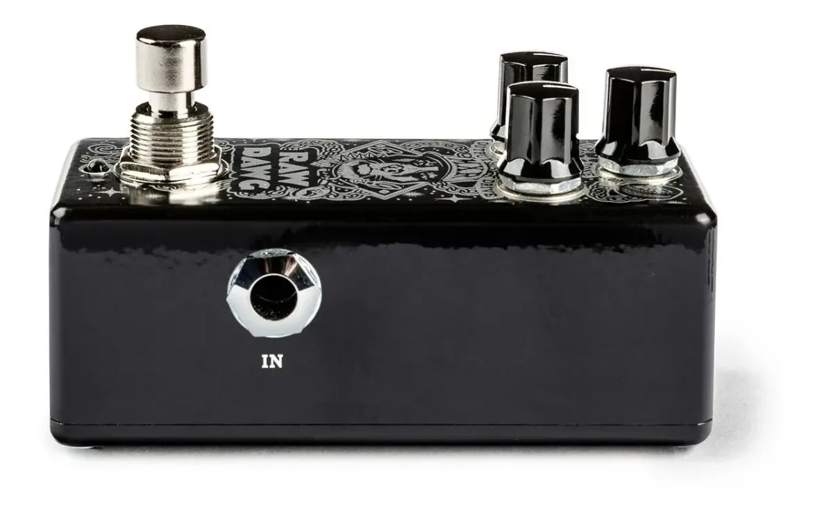 Pedal Overdrive MXR EG74 Raw Dawg Preto para Guitarra