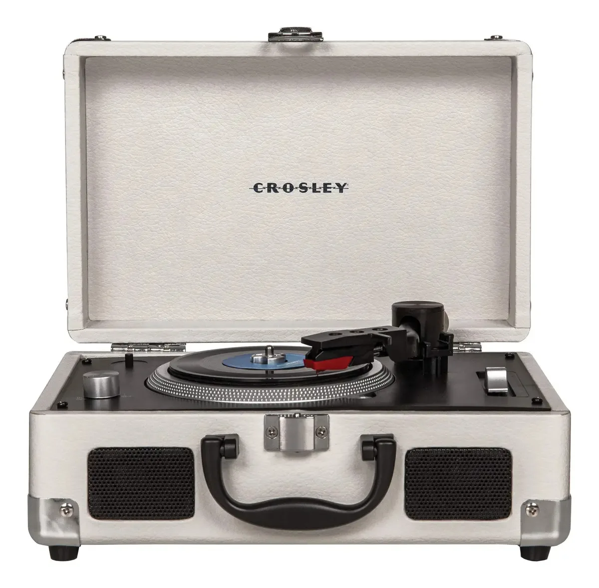 Crosley CRA-WS - Estojo de toca-discos para discos de vinil da. Cor: areia branca