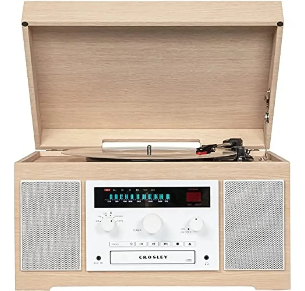 Toca-discos Crosley CR7018a-na Haydn de 3 velocidades com azul