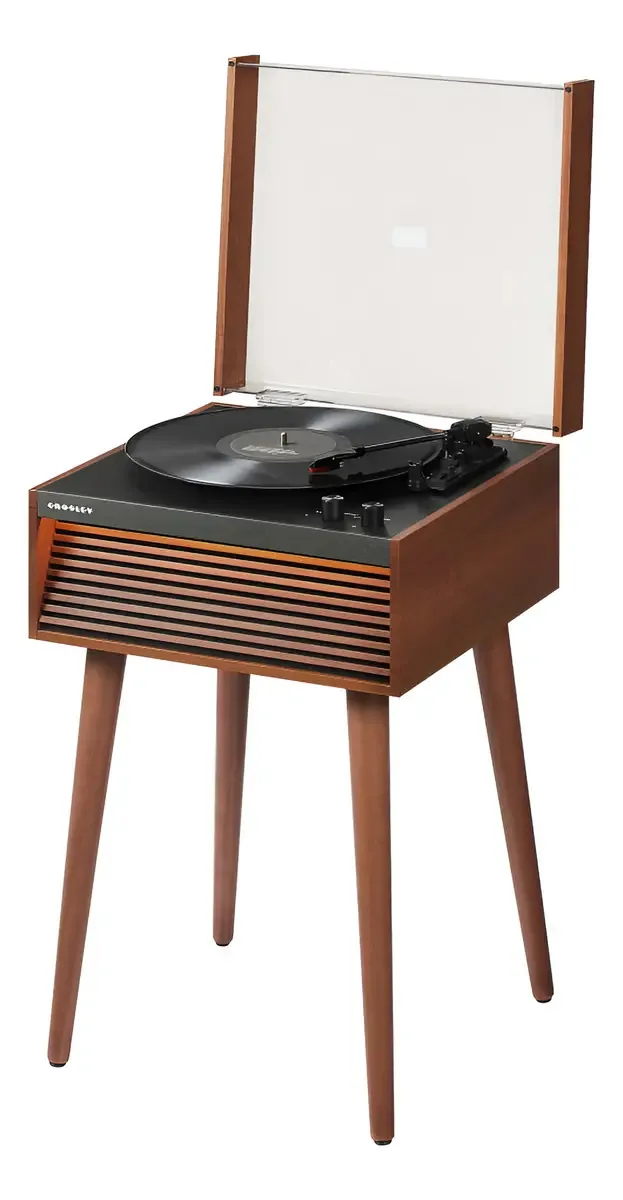 Toca-discos Bluetooth Crosley CR6237a-Na Dean Natural de 3 velocidades
